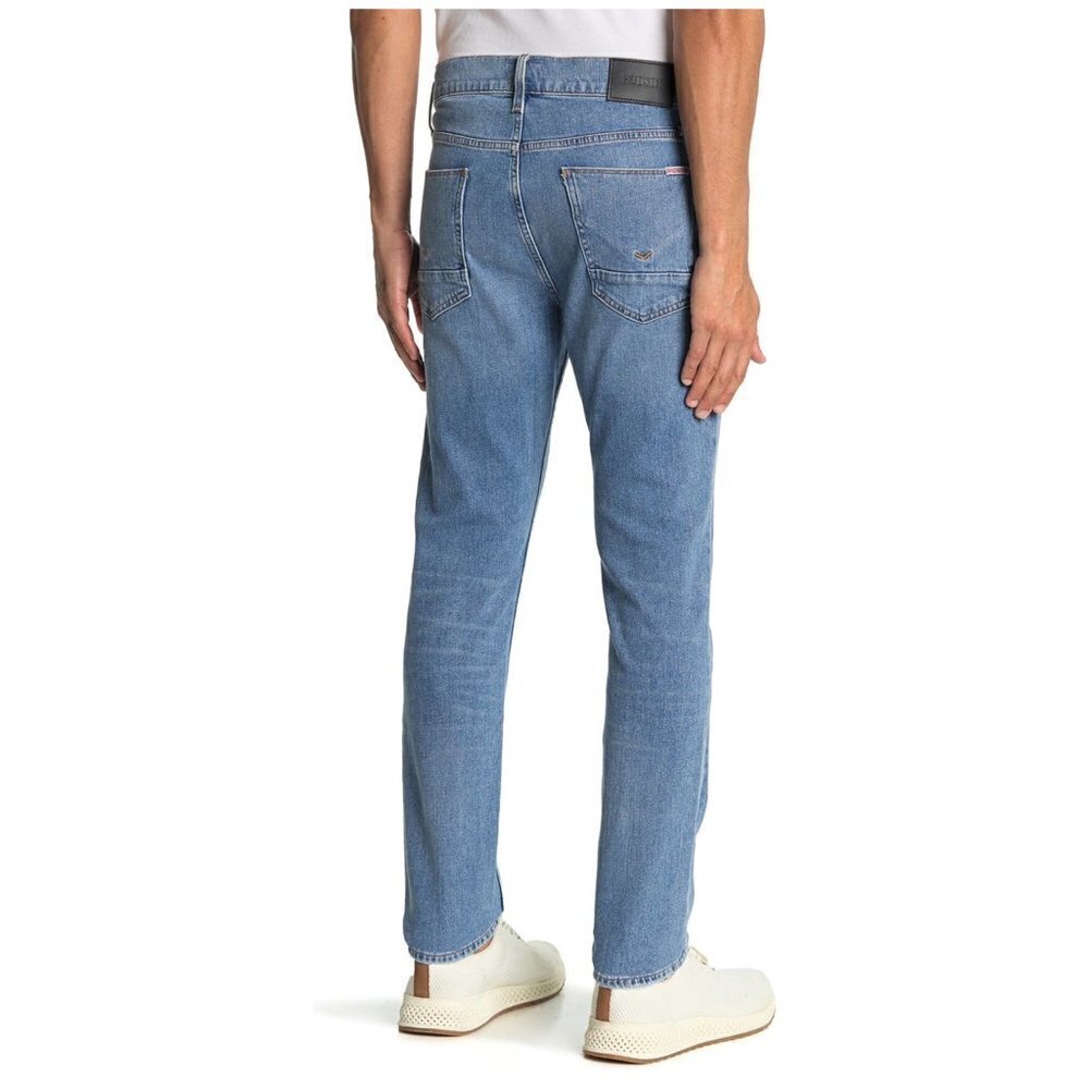 Hudson Jeans Mens Mid Rise Classic Med Wash Tapered Skinny Jeans Sz 38 New